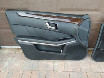 BOCZEK DRZWI SKÓRA LED MERCEDES W212 S212 KOMBI EU