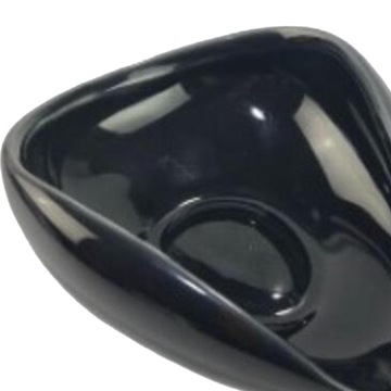 Taca do odmierzania pojedynczej dawki i butelka z rozpylaczem Porcelanowa waga kawowa czarna