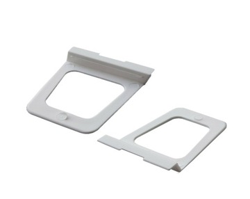 НИЖНИЕ ПЛАСТИНЫ, УГЛОВАЯ РУЧКА ДЛЯ МОСКИТНОЙ СЕТКИ, БЕЛЫЙ КОМПЛЕКТ