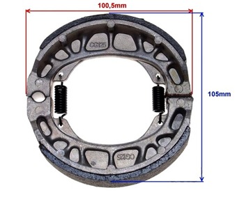 ТОРМОЗНЫЕ КОЛОДКИ ЗАДНИЕ KINROAD CHOPER XT50Q KING