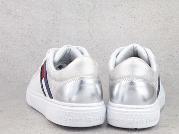 TOMMY HILFIGER GLAMOUR SNEAKERS BUTY TRAMPKI BIAŁE