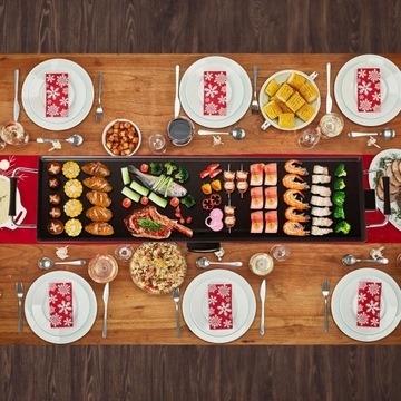 Алюминиевая пластина для гриля теппаньяки с регулировкой температуры.