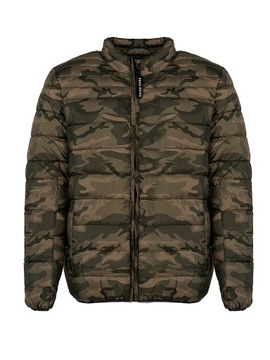 PEPE JEANS Kurtka puchowa Jack Camo PM402588 Zielony Regular Fit