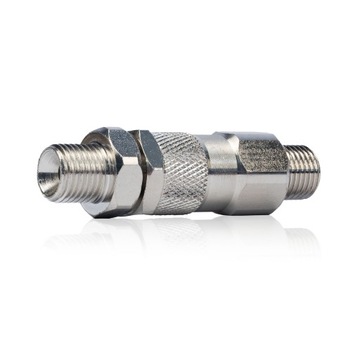 ПЕРЕХОДНИК РЕДУКЦИОННАЯ МУФТА СОЕДИНЕНИЕ 2 ШЛАНГОВ ПОВОРОТ М. 1/4