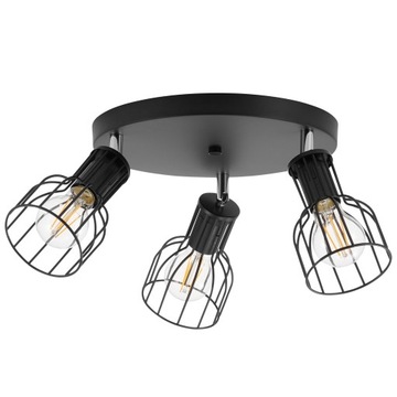 LAMPA wisząca SUFITOWA PLAFON LED ŻYRANDOL LOFT