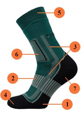 5 трекинговых носков Thermo Terry Ag+ ОЧЕНЬ ТЕПЛЫЕ ЗИМНИЕ в подарок