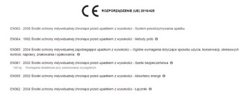 Szelki asekuracyjne Delta Plus ELARA 160 XL/XXL