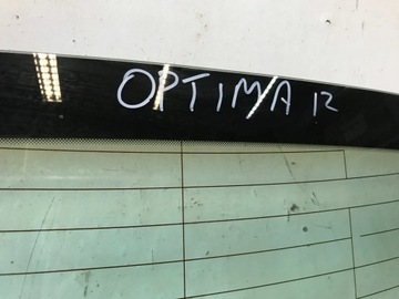 KIA OPTIMA III 2013 SEDAN SKLO (OKNO) ZADNÍ
