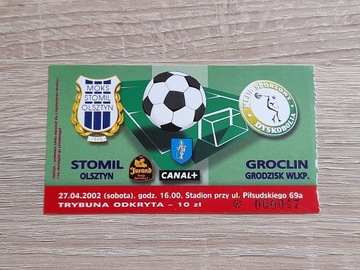 Stomil Olsztyn - Groclin Grodzisk , 2002 rok