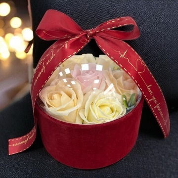 Цветочная Коробка Коробка Цветов Мыло Розы День Матери