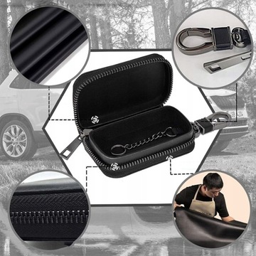 BLOKADA SYGNAŁU RFID KLUCZYKA SAMOCHODOWEGO ETUI NA KLUCZE ANTYKRADZIEŻOWE