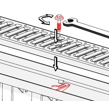 Zestaw garażowy 3mb z kratą OC odwodnienie liniowe