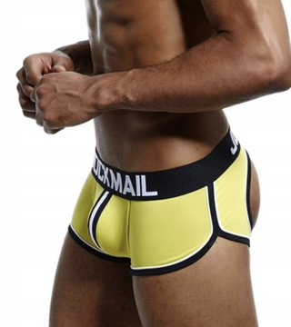 JOCKSTRAP Bokserki JOCKMAIL Premium RACING YELL XL