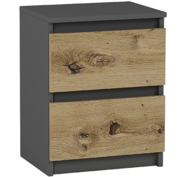 Szafka nocna komoda stolik antracyt mix artisan 40cm R-2