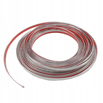 ДЕКОРАТИВНАЯ ПОЛОСКА ХРОМИРОВАННАЯ ХРОМИРОВАННАЯ ПОЛОСКА, 21 мм