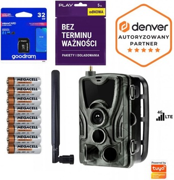 ZESTAW Fotopułapka kamera GSM 4G WCL-8040 PODGLĄD