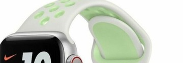 Apple Watch Nike Sport 42/44/45/49 мм бело-зеленый щит.