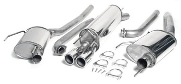 SPORTOVNÍ SYSTÉM VÝFUKOVÝ CATBACK TA TECHNIX 2X80MM OPEL OMEGA B SEDAN
