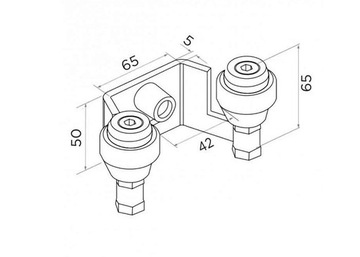 МАССИВНЫЕ ТЕЛЕЖКИ ДЛЯ ОТКАТНЫХ ВОРОТ 10 - НАБОР РОЛИКОВЫХ ТЕЛЕЖОК 80x80 РОЛИКОВ