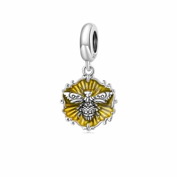 Charms zawieszka Ornamo Pszczółka na Plastrze miodu Srebro próba 925