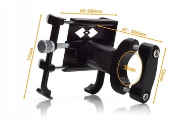 АЛЮМИНИЕВЫЙ ДЕРЖАТЕЛЬ ДЛЯ ВЕЛОСИПЕДА ПРОЧНО ДЕРЖИТСЯ