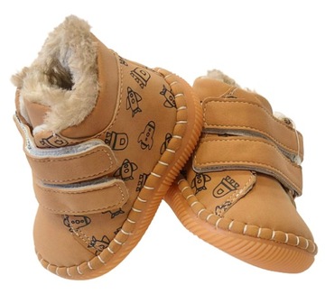 BUTY BUCIKI NIECHODKI NIEMOWLĘCE ZIMOWE CIEPŁE R 19 W 12,00 CM