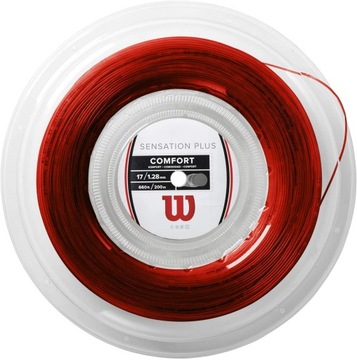 Теннисная струна Wilson Sensation Plus 1,28 мм красная
