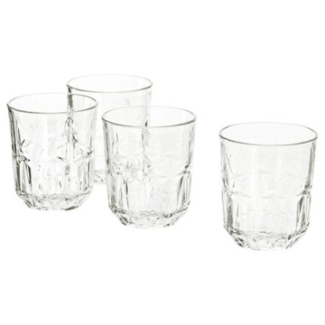 IKEA SALLSKAPLIG Szklanka szkło bezbarwne 270ml 4s