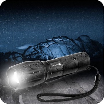 СВЕТОДИОДНЫЙ ФОНАРЬ CREE XML2 5 РЕЖИМОВ ЗУМА 600лм 200м 10Вт