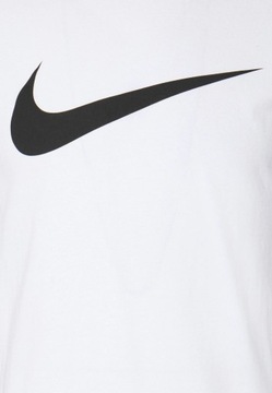 Nike T-Shirt Męska Koszulka podkoszulek Biały Bawełniany Fit Sportowa