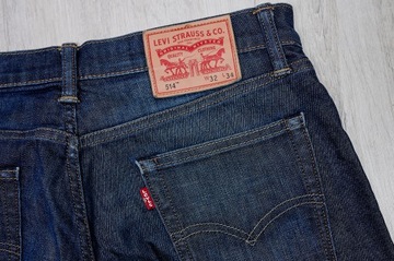 LEVIS 514 JEANS spodnie męskie PREMIUM 32/34 pas 82