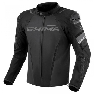 KURTKA MOTOCYKLOWA MĘSKA SHIMA SOLID 2.0 CZARNA ROZMIAR L