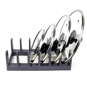 ПОДСТАВКА ДЛЯ КРЫШКИ ПЛАСТИНЫ КУХОННЫЙ ОРГАНАЙЗЕР ДЛЯ ЯЩИКОВ ШКАФА серый