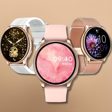 SMARTWATCH DAMSKI ZEGAREK ODBIERANIE POŁĄCZEŃ MENU POLSKIE ROZMOWY SPORT