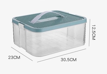 КОРОБКА ДЛЯ БЛОКОВ ПЛАСТИКОВЫЙ КОНТЕЙНЕР ДЛЯ LEGO С ОТДЕЛЕНИЯМИ 1 УРОВЕНЬ