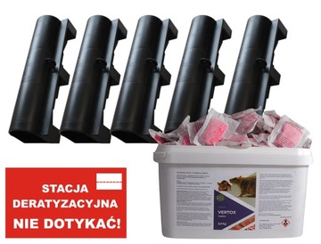 ZESTAW NA MYSZY I SZCZURY TRUTKA VERTOX PASTA 2,5kg TUNELE NAKLEJKI
