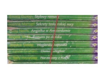 Harlequin romantyczne podroze zestaw 8 szt -