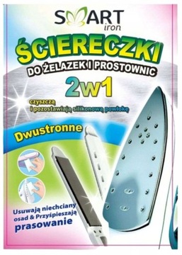 ŚCIERECZKI DO CZYSZCZENIA ŻELAZKA PROSTOWNIC 2X