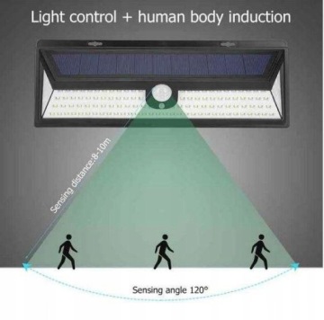 СОЛНЕЧНАЯ ЛАМПА С ДАТЧИКОМ ДВИЖЕНИЯ И ЗАКАТА 118LED