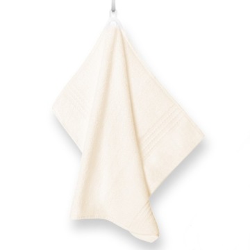 KREMOWY RĘCZNIK FROTTE 50X90 AMIE 450 gsm