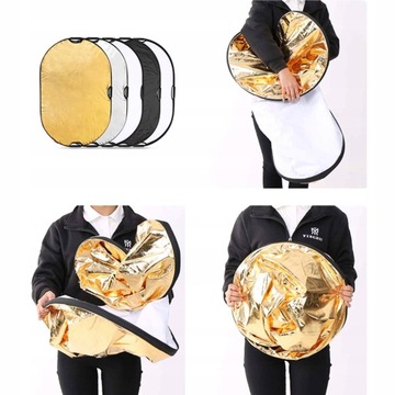 ДИФФУЗОР PHOTO BLEND 5В1 ЗОЛОТОЙ СЕРЕБРЯНЫЙ 80x120см Чехол