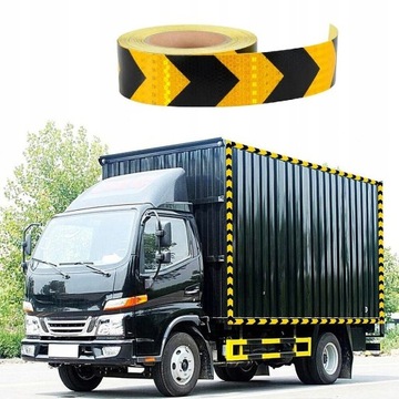 ЛЕНТА СВЕТООТРАЖАЮЩАЯ САМОКЛЕЙКА ОРАНЖЕВАЯ 5М