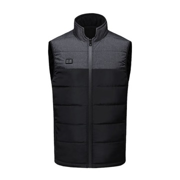 KAMIZELKA GRZEWCZA OGRZEWANA PODGRZEWANA TERMICZNA 4 STREFY UNISEX ROZ. XL