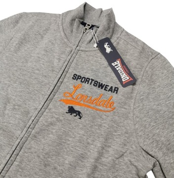 LONSDALE Bluza Męska ROZPINANA Kieszenie Bawełna