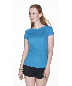 t-shirt promostars damski niebieski XS
