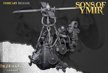 Dwarf Flying Machine Highlands Miniatures