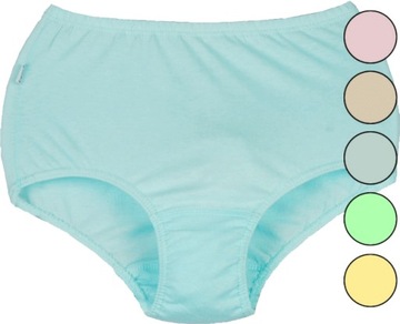 ANGELIKA MAJTKI DAMSKIE PASTELOWE 6 SZT. ROZ. 3XL