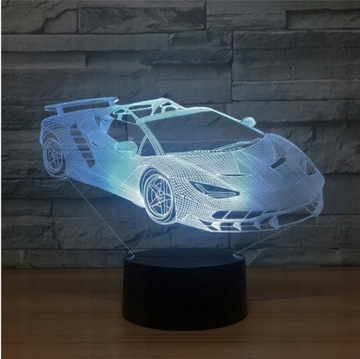Светодиодный ночник 3D CAR Lamborghini