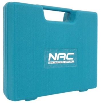 ПНЕВМАТИЧЕСКАЯ ПРЯМОШЛИФНИЦА NAC 25000 об/мин. + набор из 10 насадок в чемоданчике