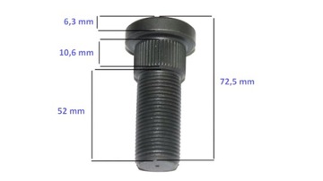 ШТИФТ СТУПИЦЫ ВЕДУЩЕЙ ОСИ 0009128930 LINDE